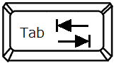 Tabキーを使う