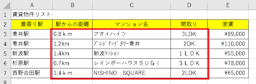 【エクセル関数編】半角・全角を揃える方法 画像1