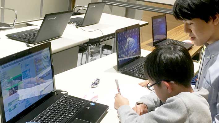 純粋に楽しく学び、自分でゲームを作る【MCキッズ】